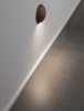 Kinkiet zewnętrzny LED kolor rdzawy okrągły wypukły minimalistyczny nowoczesny IP65 DONVELA LE75304 Luces Exclusivas